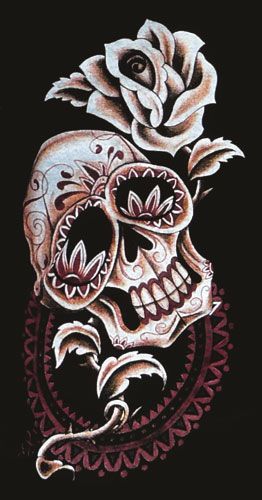 mexican skull tattoo. WEAR - Mexican Skull