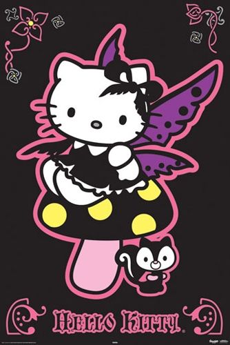 hello kitty gothic pictures. Image de Poster HELLO KITTY -