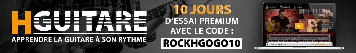 initiez-vous ou Perfefectionnez-Vous à la Guitare avec notre Partenaire HGuitare