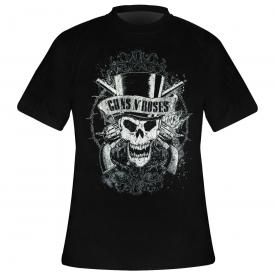 T-Shirt Homme GUNS N' ROSES - Distressed Skull