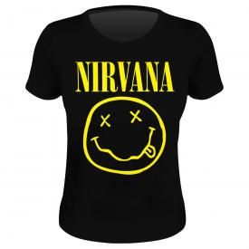 Tee Shirt Femme NIRVANA - Smiley