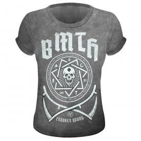 Tee Shirt Femme BRING ME THE HORIZON - Crooked Young Burnout